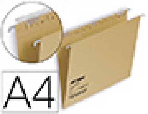 Capas de suspensao fade tiki din a4 visor superior 290 mm efeito lupa kraft eco 230 g/m lombada v , Fade , 62787 , 4002030010123
